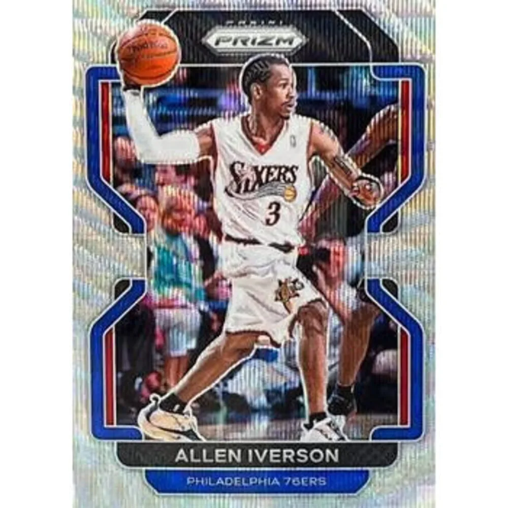 2021-22 Panini Silver Prizm Allen Iverson 255 Philadelphia 76ers